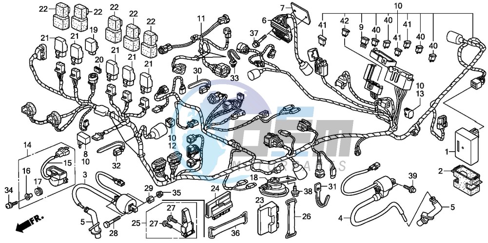 WIRE HARNESS (XL1000VA)