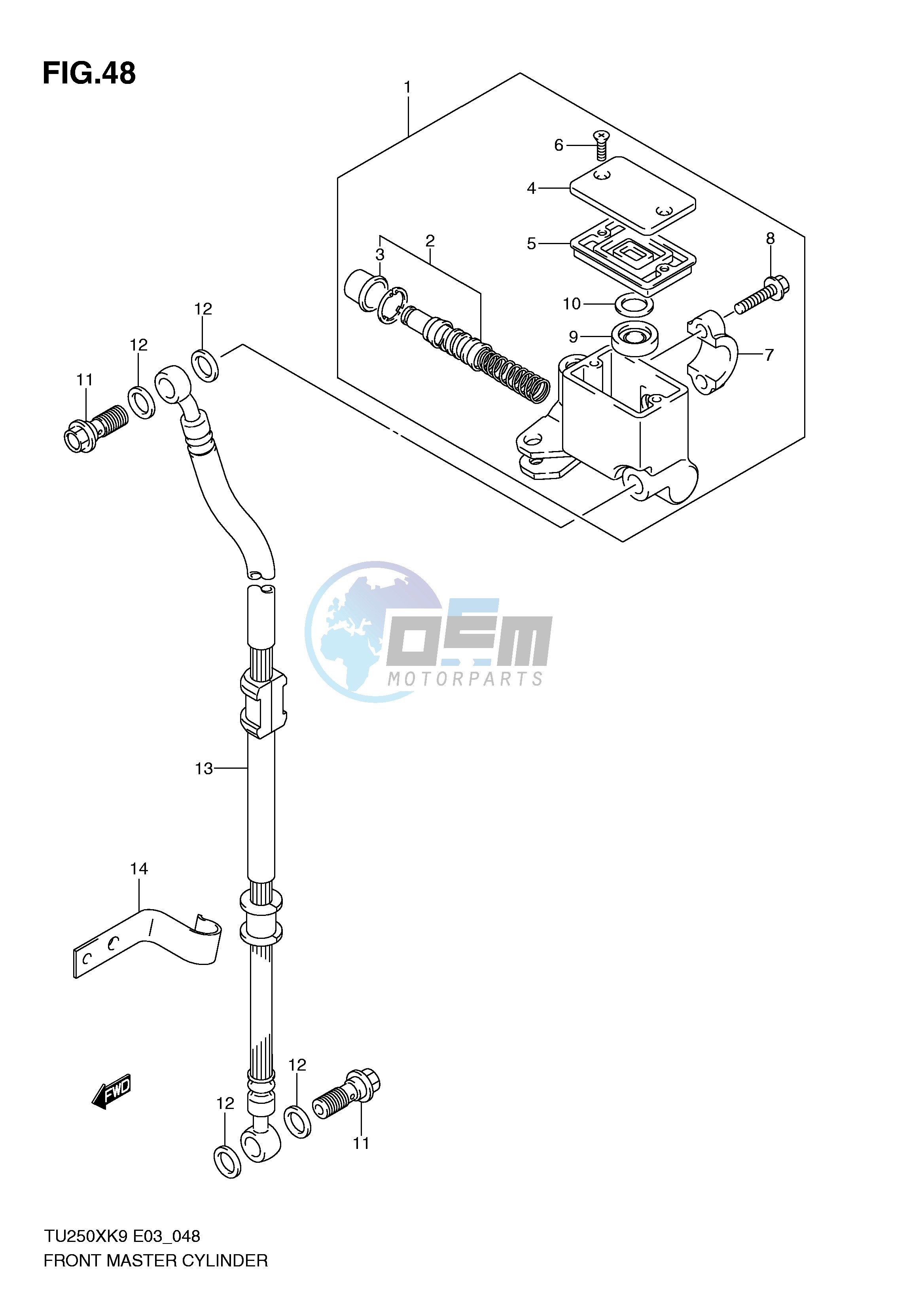 FRONT MASTER CYLINDER