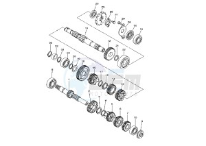 TW 125 drawing TRANSMISSION