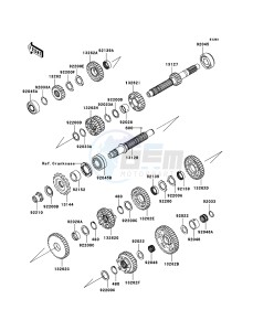 ZZR1400 ZX1400A7F FR GB XX (EU ME A(FRICA) drawing Transmission