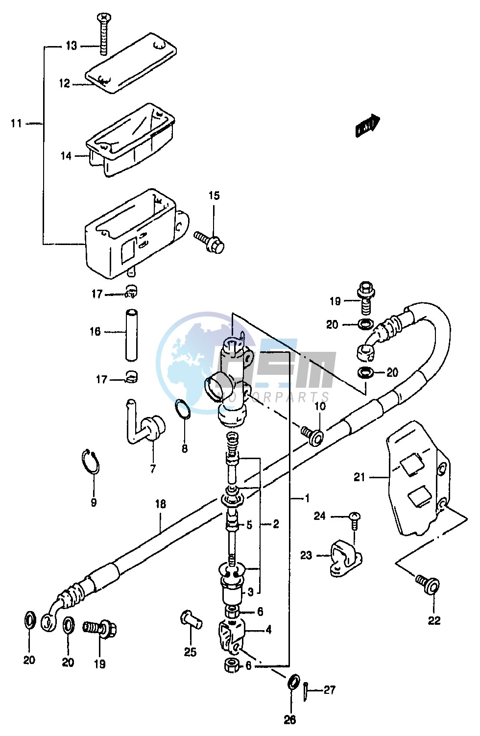 REAR MASTER CYLINDER