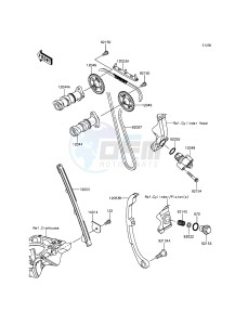 NINJA 250SL BX250AGF XX (EU ME A(FRICA) drawing Camshaft(s)/Tensioner