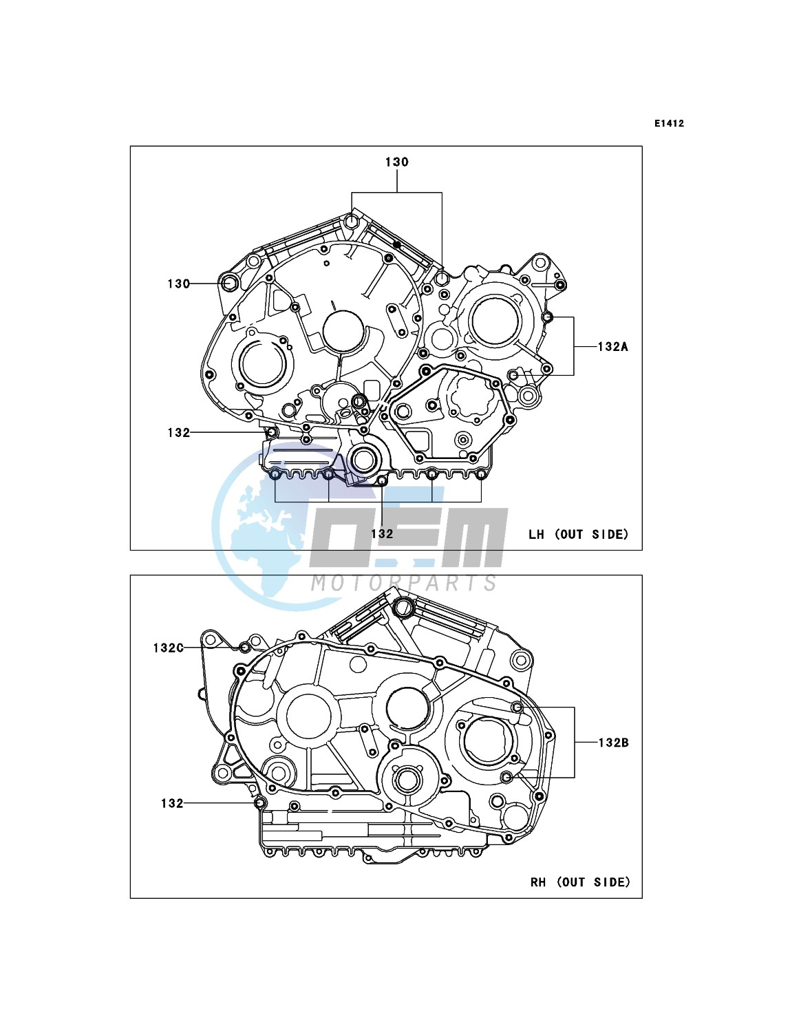 Crankcase Bolt Pattern