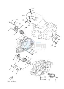 YFM700R YFM70RSSH RAPTOR 700R SE2 (B469) drawing OIL PUMP