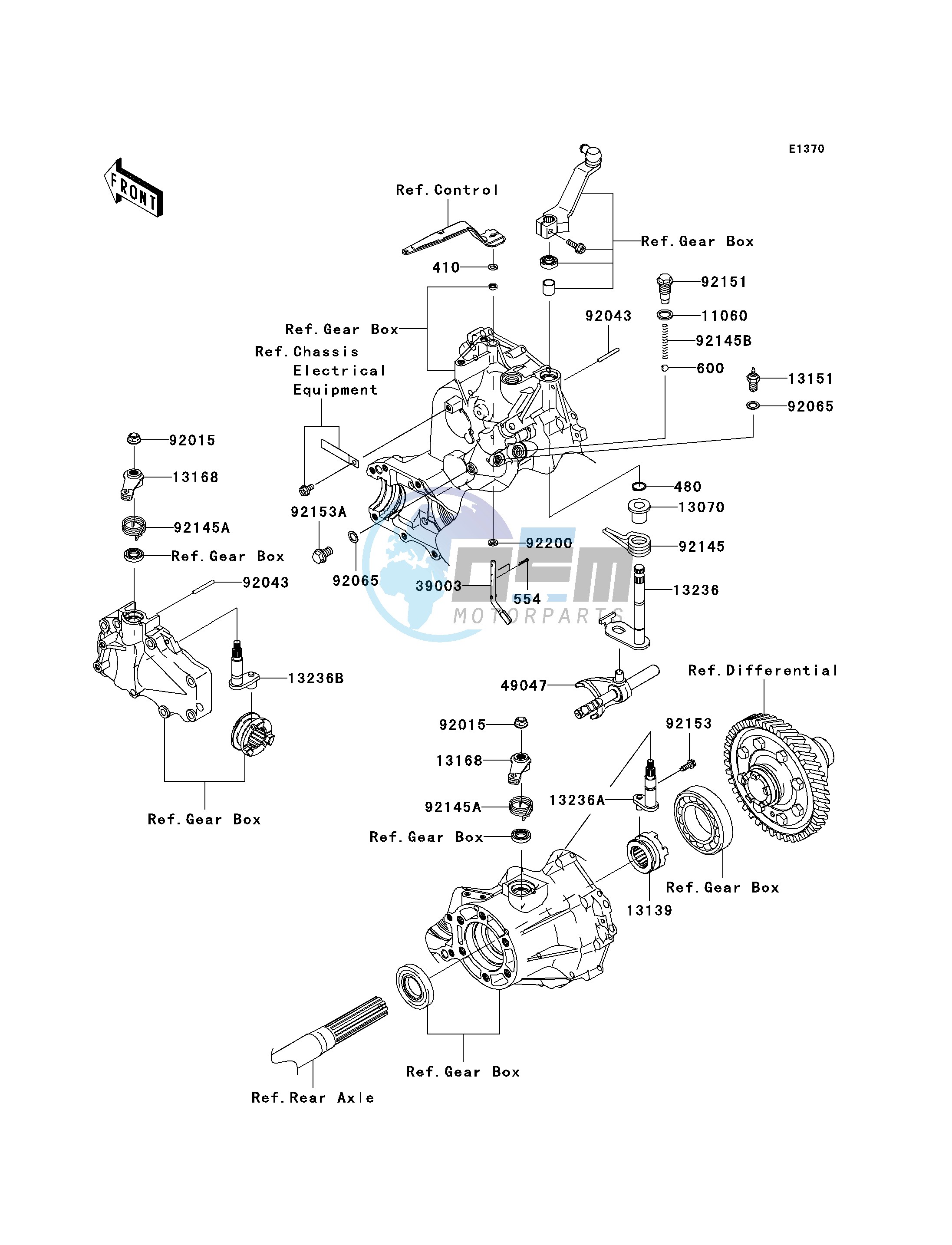 GEAR CHANGE MECHANISM