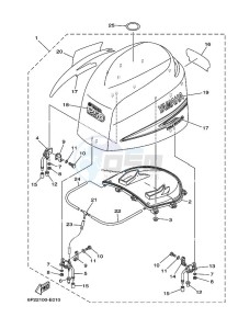 FL250BET1U drawing FAIRING-UPPER