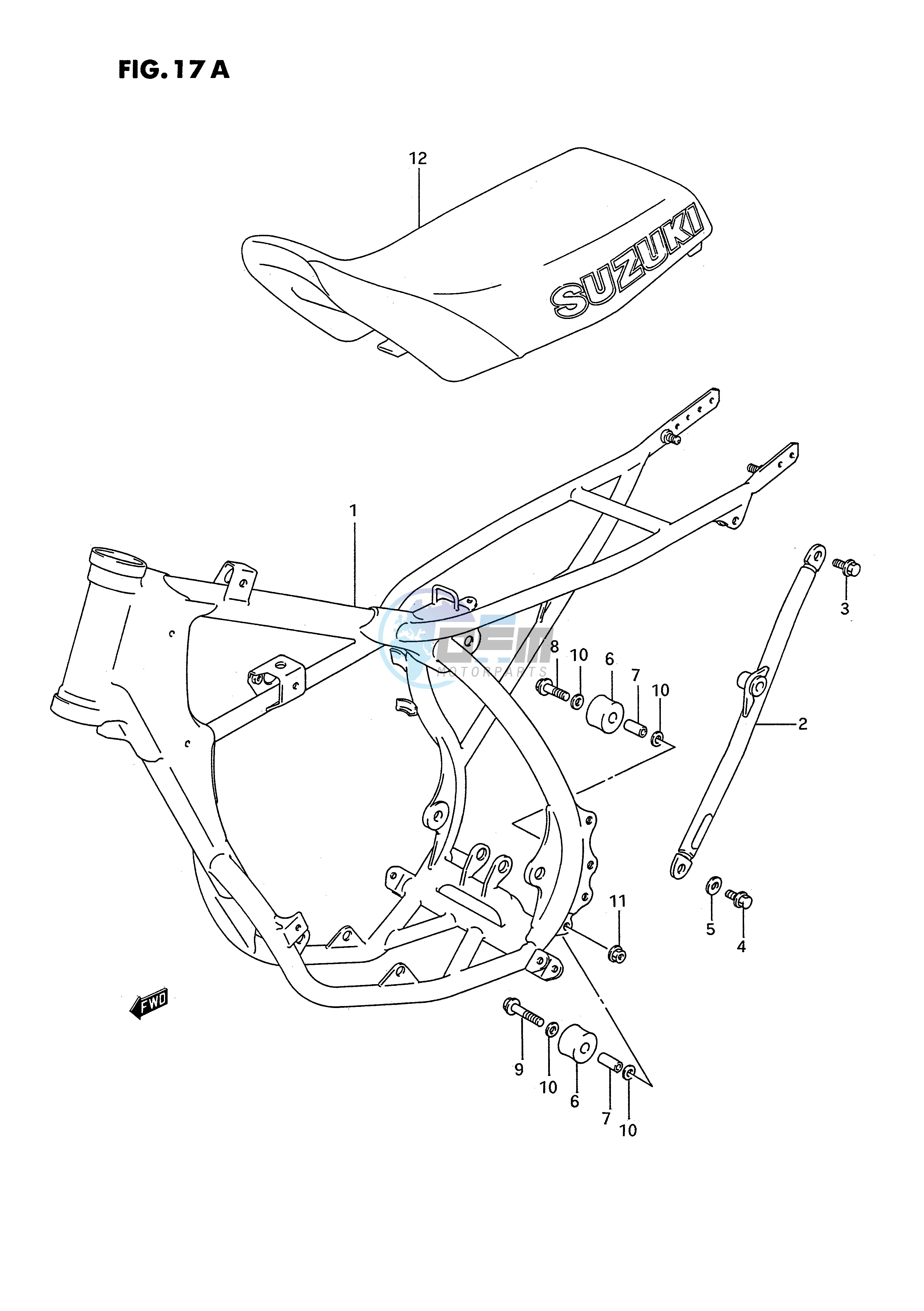 FRAME - SEAT (MODEL M N)