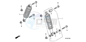 CB650FAG CB650F 6ED drawing FRONT CUSHION