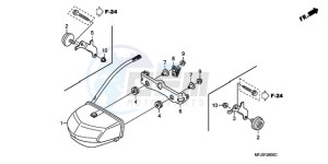 CBR600RR9 U / MME SPC 2U drawing TAILLIGHT