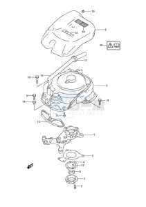 DF 40 drawing Oil Seal Housing