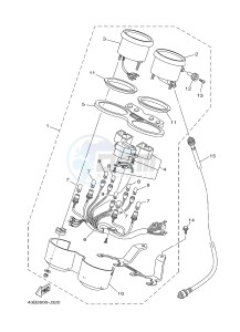 YBR125EGS (43BB) drawing METER