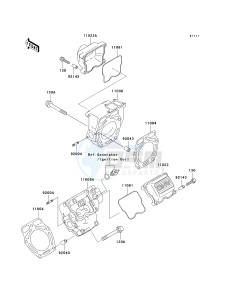 KAF 620 G [MULE 3000] (G6F-G8F) G7F drawing CYLINDER HEAD