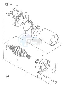 GZ250 (E1) drawing STARTING MOTOR