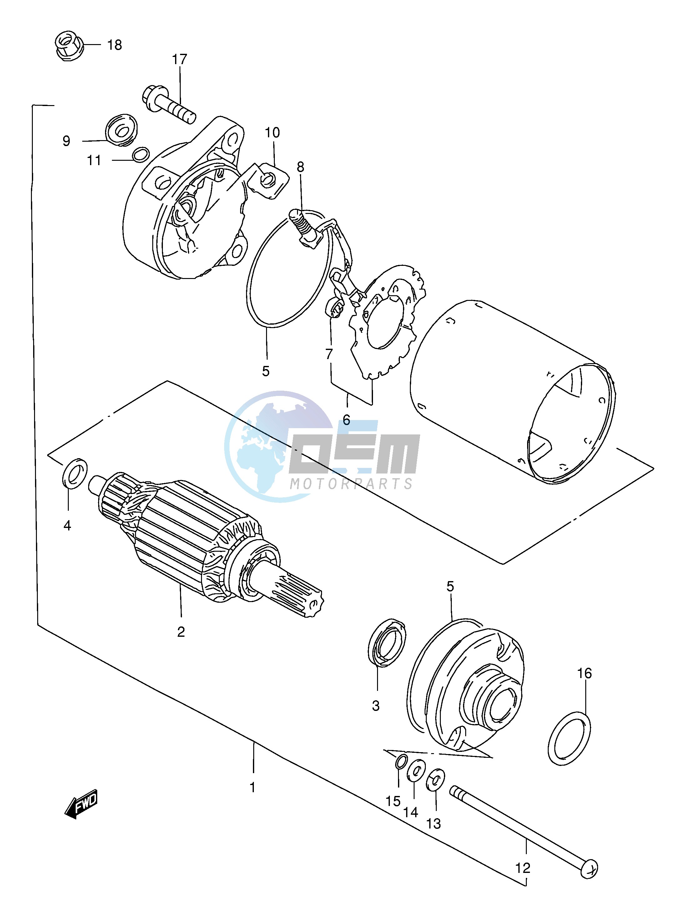 STARTING MOTOR