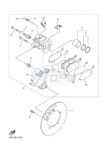 FZ8-N 800 FZ8 (NAKED) (39PL) drawing REAR BRAKE CALIPER