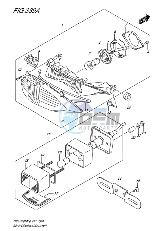 REAR COMBINATION LAMP