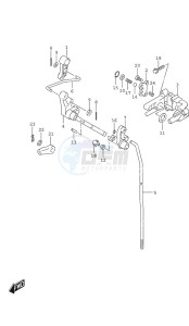 DF 25A drawing Clutch Rod Remote Control