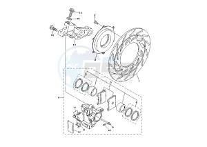 XVS A DRAG STAR CLASSIC 1100 drawing REAR BRAKE CALIPER