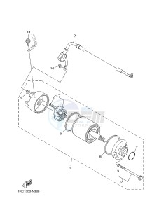 MT09TRA MT-09TRA TRACER 900 (2SC3) drawing STARTING MOTOR