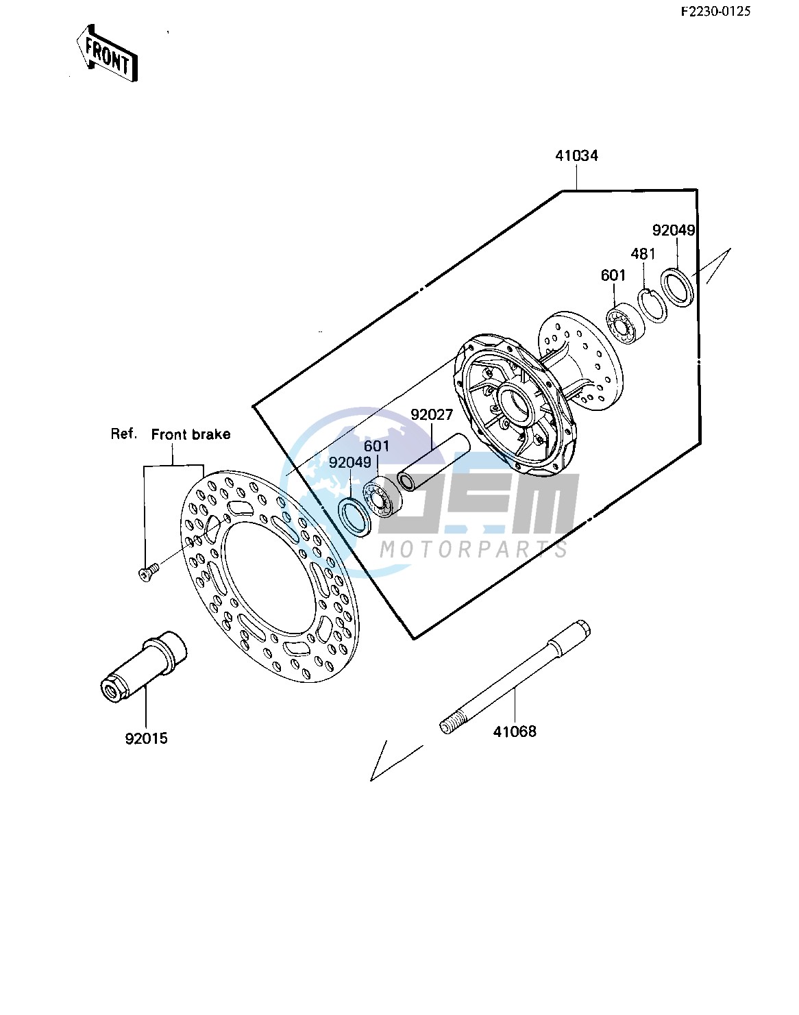 FRONT HUB