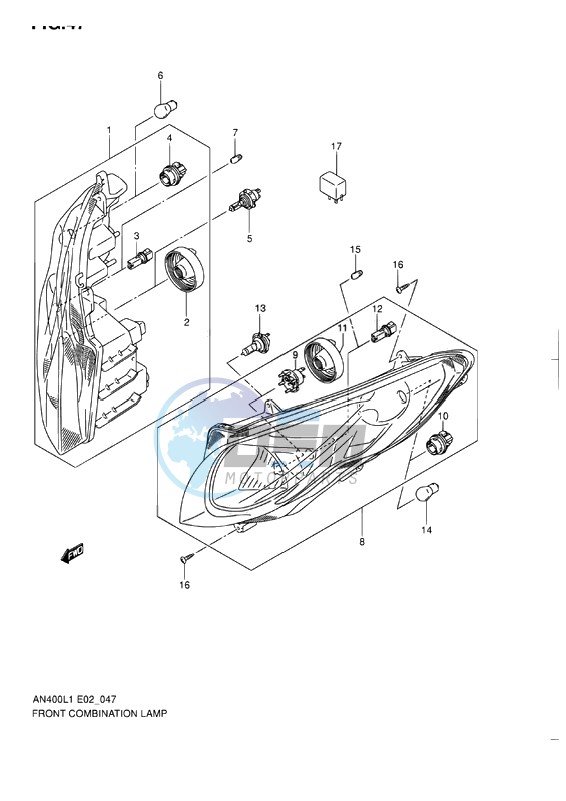 FRONT COMBINATION LAMP