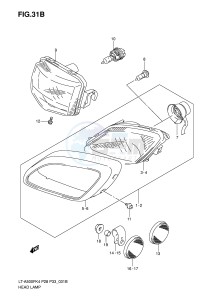 LT-A500F (P28-P33) drawing HEADLAMP (MODEL K6 K7)