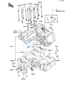 KZ 550 H [GPZ] (H1-H2) [GPZ] drawing CRANKCASE