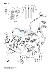 GSX-R1000 (E3-E28) drawing WIRING HARNESS