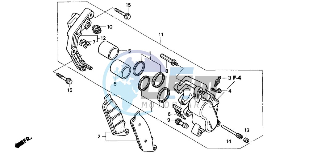 FRONT BRAKE CALIPER