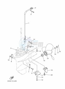 F15CEL drawing PROPELLER-HOUSING-AND-TRANSMISSION-2