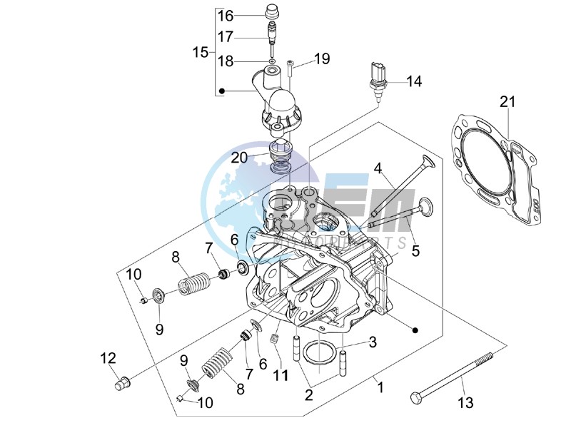 Head unit - Valve