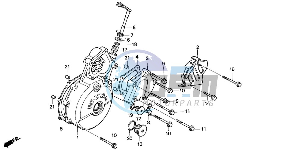 LEFT CRANKCASE COVER