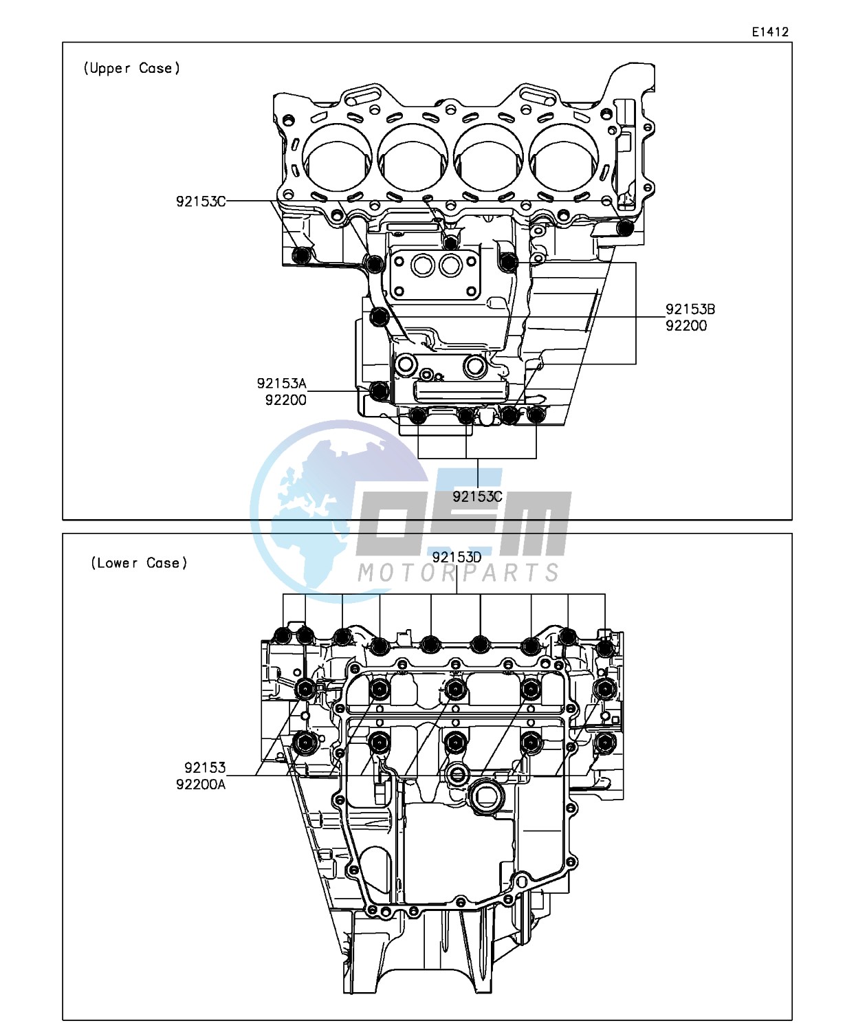 Crankcase Bolt Pattern