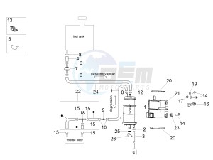 TUONO 1100 V4 FACTORY E4 SUPERPOLE ABS (APAC) drawing Fuel vapour recover system