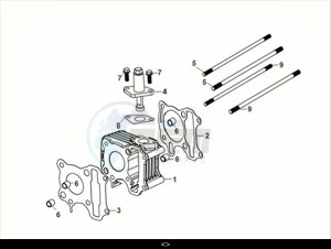 FIDDLE II 50 EFI (AF05W6-NL) (M2) drawing CYLINDER