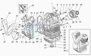 MGS-01 1200 Corsa Corsa drawing Crankcase