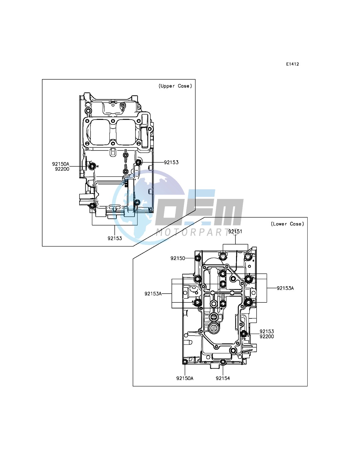 Crankcase Bolt Pattern