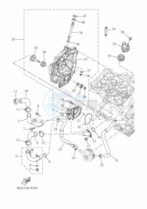 XTZ690 TENERE 700 (BEH1) drawing WATER PUMP