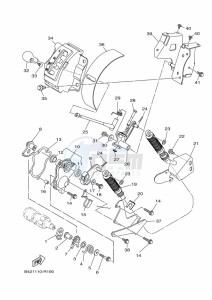 YXM700E YX70MPN (BHF8) drawing SHIFT SHAFT