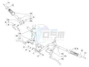 MP3 300 LT BUSINESS - SPORT ABS - ENJOY (EMEA) drawing Handlebars - Master cil.