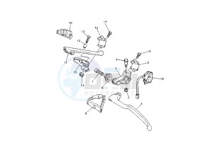 YZ F 250 drawing HANDLE SWITCH – LEVER