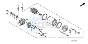 CBR1000RRA UK - (E / HRC MKH) drawing STARTING MOTOR