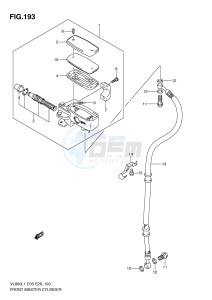 VL800 (E3-E28) VOLUSIA drawing FRONT MASTER CYLINDER