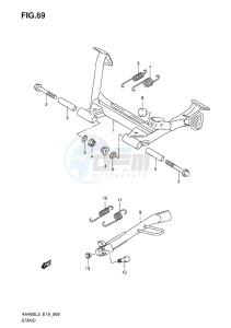 AN400 BURGMAN EU drawing STAND