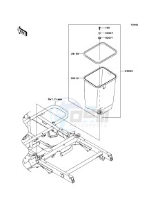 MULE_610_4X4 KAF400A9F EU drawing Optional Parts(Frame)