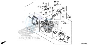 TRX420FE1G TRX420 Europe Direct - (ED) drawing THROTTLE BODY