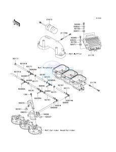 JT 1100 G[1100 STX D.I.] (G1 ) [1100 STX D.I.] drawing FUEL INJECTION