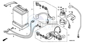 TRX250TMA ED drawing BATTERY