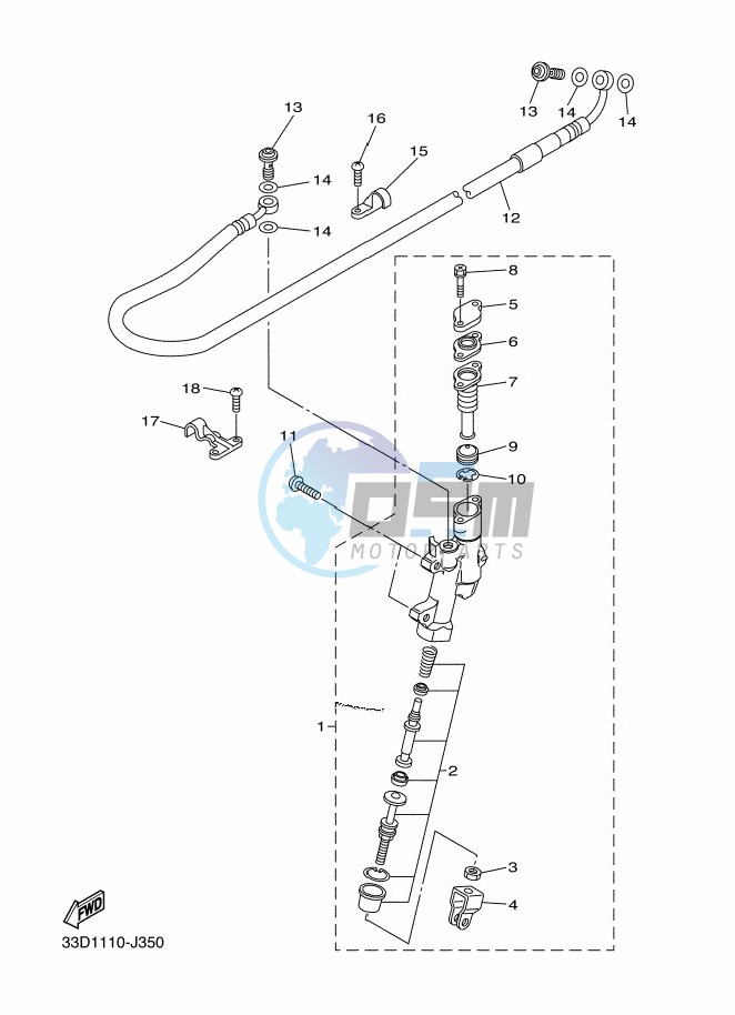 REAR MASTER CYLINDER