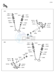 BRUTE FORCE 750 4x4i EPS KVF750HHF EU drawing Valve(s)